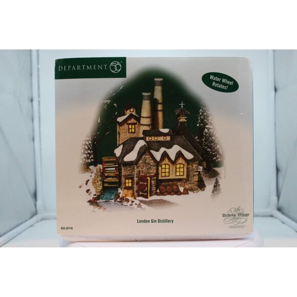 Dept 56 Dickens Village - London Gin Distillery - Picture 9 of 9